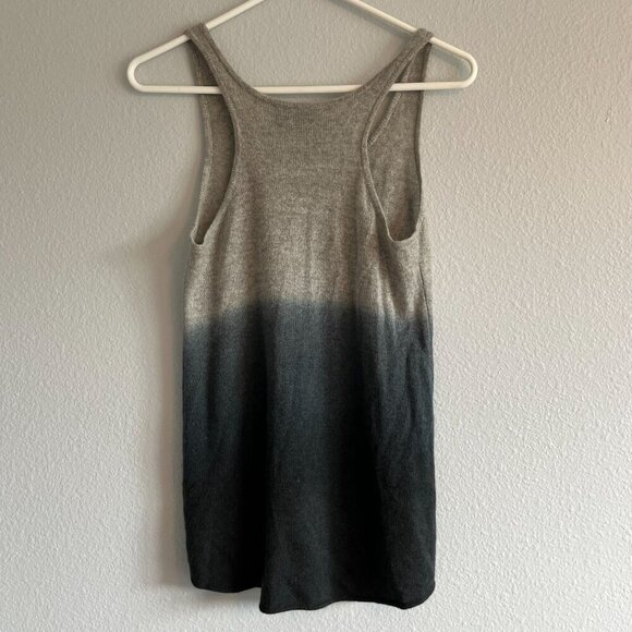 Claudia Nichole Cashmere Knit Sleeveless Hi-Low Sweater Racerback Ombre Medium - Picture 5 of 7